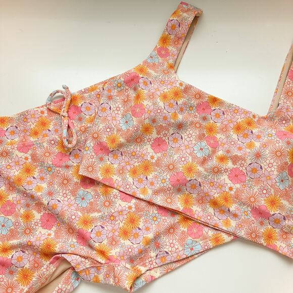 ❗️SOLD❗️Albion Darling Pink Olivia Swim Top Shorts Matching Swim Set NWT Size S - Picture 10 of 15